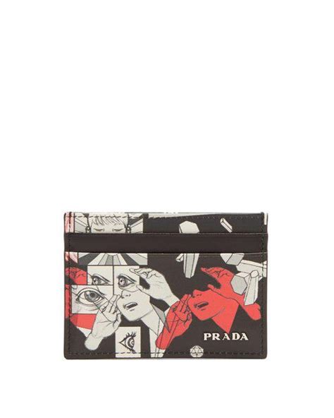 cardholder prada|prada anime card holder.